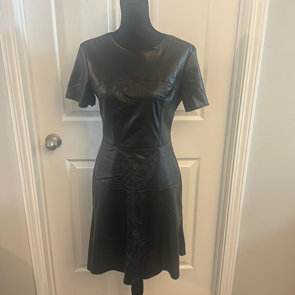 Faux Leather New York and Company Dress